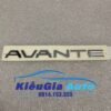 Logo chữ nổi Hyundai Avante 2011 2012