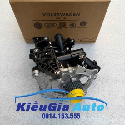 Cụm bơm nước liền van hằng nhiệt Skoda Octavia 1.8 2.0 2013-2019